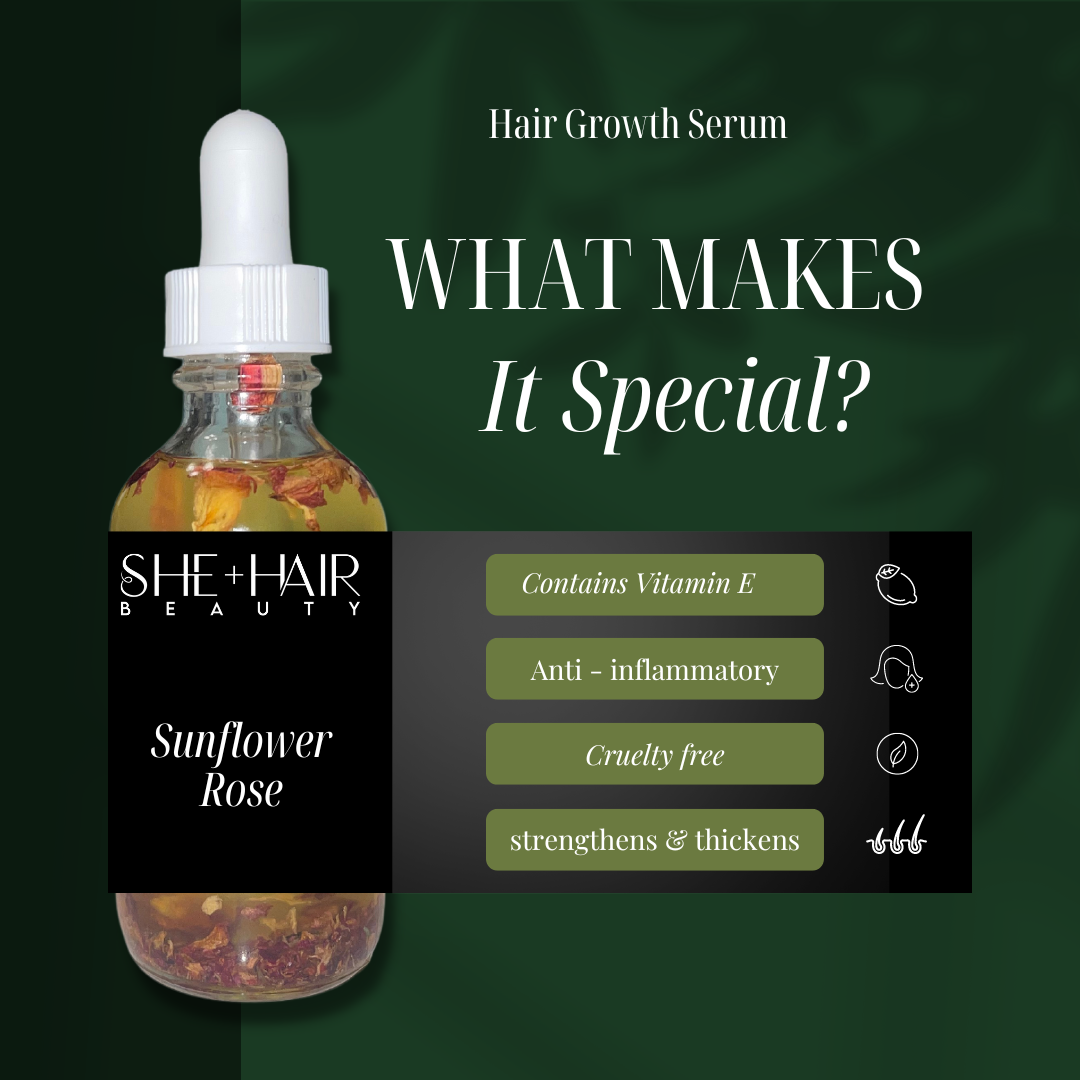 Sunflower Rose Hair Growth Serum